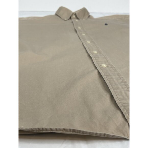 Vintage 90s Ralph Lauren Blake Shirt Mens L Tan Long Sleeve Oxford Button Preppy - Picture 9 of 16